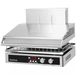Salamandre plafond mobile, commandes électroniques, 3 foyers,