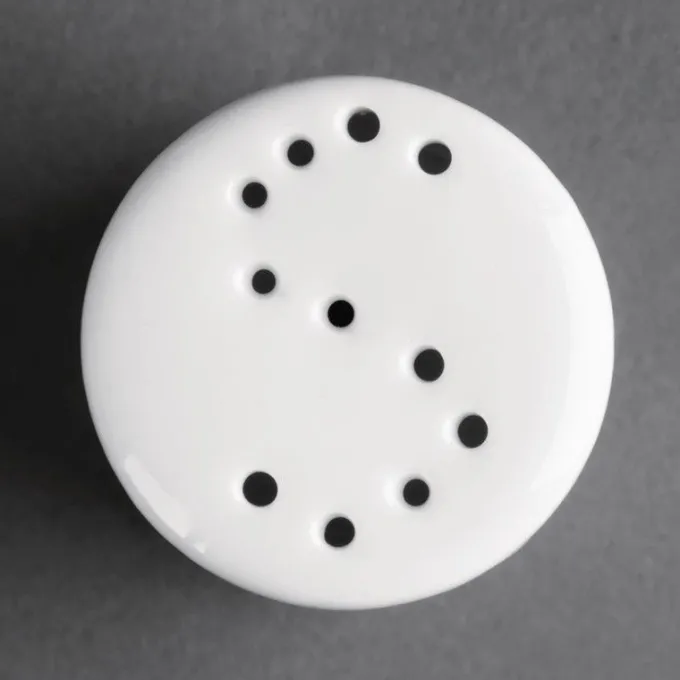 Salières blanches 80mm Olympia - Lot de 12