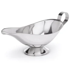 Saucière avec pied en Acier au nickel-chrome H 95 mm - Was Germany