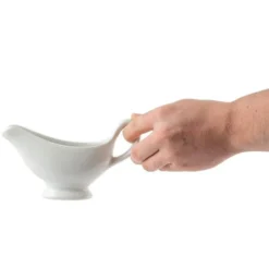 Saucières blanches Olympia 21,5 cl - Boite de 6