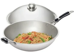 Sauteuse Wok inox Ø36 cm pour induction IW35 - Bartscher