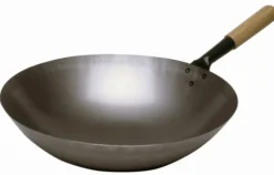Sauteuse wok professionnel en acier 360 mm - Bartscher