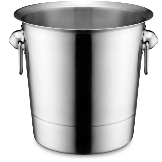 Seau à Champagne Conique en Inox avec Anneaux Ø 19 cm - Pujadas