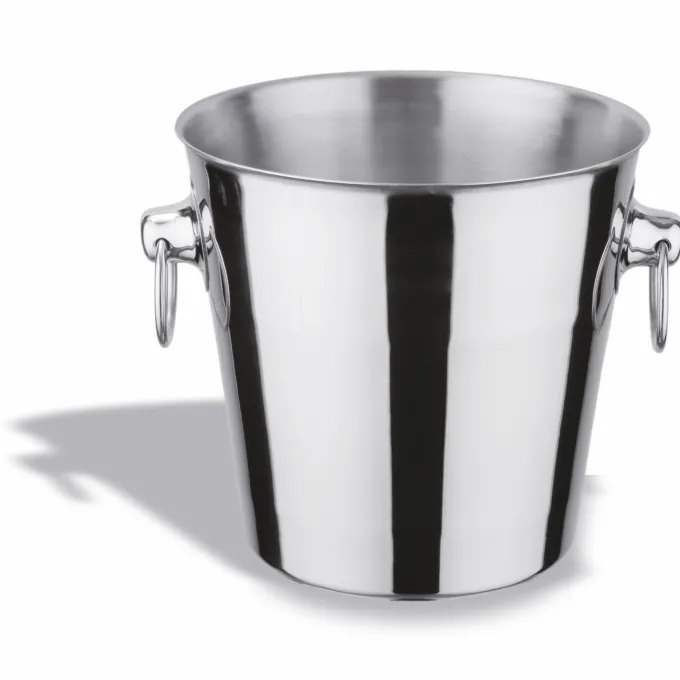 Seau à Champagne Inox avec Anneaux Ø 20 cm - Pujadas