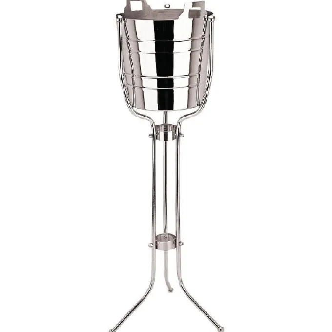 Seau à champagne professionnel en inox poli diamètre 204 mm - Olympia