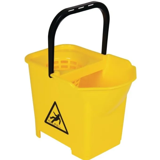Seau essoreur code couleur jaune Jantex