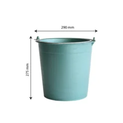 Seau rond économique 11 L - vert - Gilac