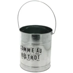 Seau Rond Métalic Ø20 Lot de 8 - Créapak