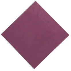 Serviette Ouate Prune 330 mm Lot de 1000 - Duni