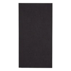 Serviettes Dîner Recyclable 2 Plis Format 1/8 400mm Noires - Lot de 2000 - Fiesta