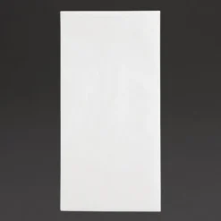 Serviettes Dîner Recyclable 2 Plis Format 1/8 400mm Blanches - Lot de 2000 - Fiesta