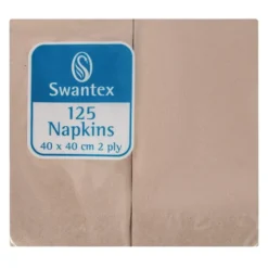 Serviettes Jetables kraft Compostables Pré-Pliées 400 mm - Lot de 2000