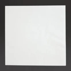 Serviettes Snacking 2 Plis Pliage 1/4 Recyclable 330 mm Blanches - Lot de 2000 - Fiesta