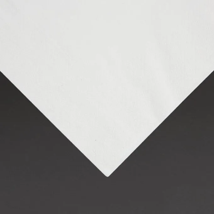 Serviettes Snacking 2 Plis Pliage 1/4 Recyclable 330 mm Blanches - Lot de 2000 - Fiesta