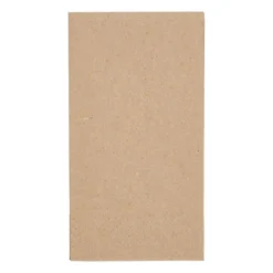 Serviettes Snacking Recyclées 2 Plis Pliage 1/8 Recyclable 330 mm Kraft - Lot de 2000 - Fiesta