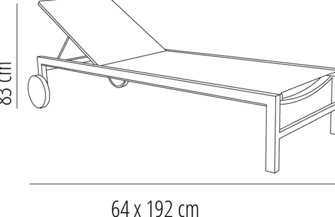 Set 2 Chaise Longue Texth. Shio Blanche - RESOL