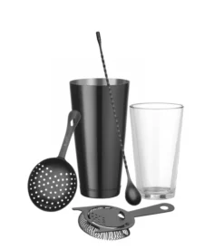 Shaker à Cocktail Boston BarUp 0,8L - Ø90x(h)175 - Noir - Hendi