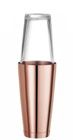 Shaker à Cocktail Boston BarUp 0,8L - Ø90x(h)175 - Cuivre - Hendi