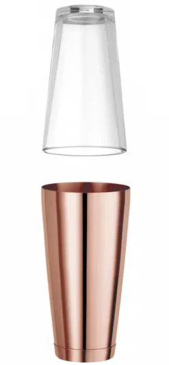 Shaker à Cocktail Boston BarUp 0,8L - Ø90x(h)175 - Cuivre - Hendi