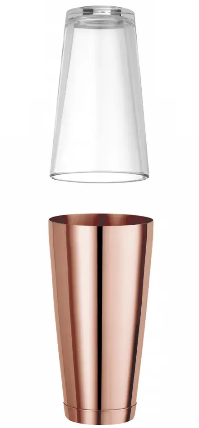 Shaker à Cocktail Boston BarUp 0,8L - Ø90x(h)175 - Cuivre - Hendi