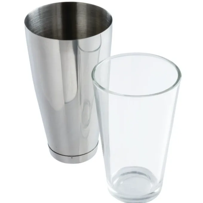Shaker Professionnel Type Boston et Verre - 800 ml - APS