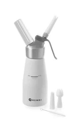 Siphon à chantilly Kitchen Line 0,25L 80x(H)200 mm - Hendi
