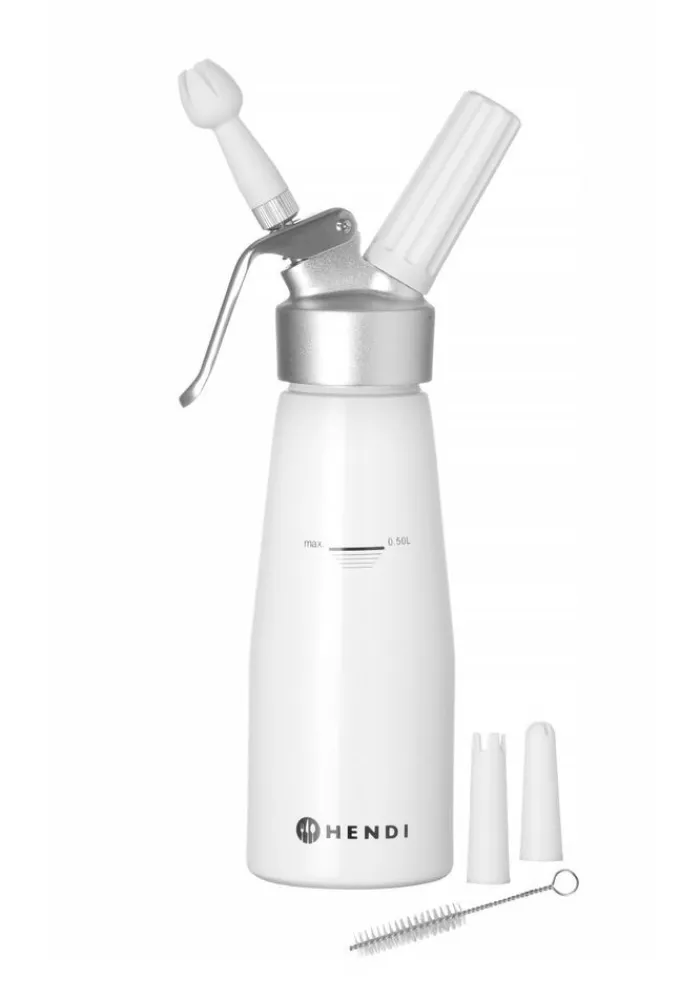 Siphon à chantilly Kitchen Line 0,5L 80x(H)260 mm - Hendi
