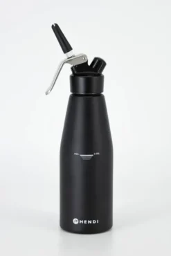Siphon à chantilly Kitchen Line Noir 0,95 Litre - Hendi