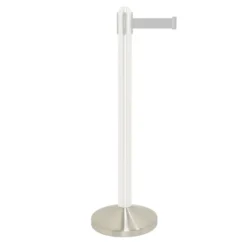Socle pour poteau à corde rétractable acier inoxydable - 31x31cm (pied non inclus) - Securit