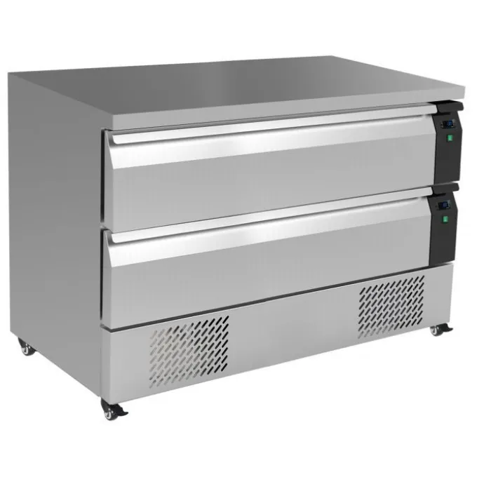 Soubassement Réfrigéré Négatif 2 Tiroirs 6X 1/1GN - Combisteel