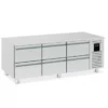 Soubassement Réfrigéré Positif 6 Demi Tiroirs - 150 L - Nosem