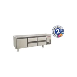 Soubassement Réfrigéré Positif Inox 220 L - Baron