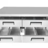 Soubassement Réfrigéré Positif 4 Tiroirs 340 L - L 1840 à 1930 mm - Atosa