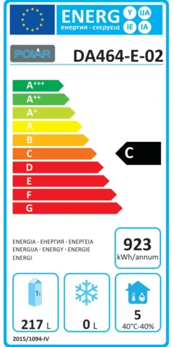 Soubassement Réfrigéré Professionnel Positif 4 Portes - 420 L - Polar