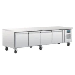 Soubassement Réfrigéré Professionnel Positif 4 Portes - 420 L - Polar