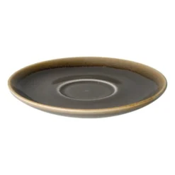 Soucoupe Espresso Grise - 140 mm - Lot de 6