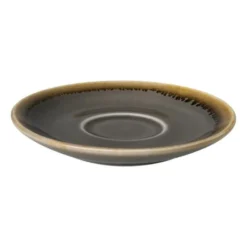 Soucoupe expresso grise 115 mm - Lot de 6