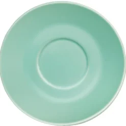 Soucoupe pour tasses 228 ml et 340 ml Olympia verte - Lot de 12