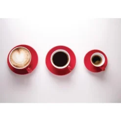 Soucoupe pour Tasses 228ml Rouge Lot de 12 Olympia