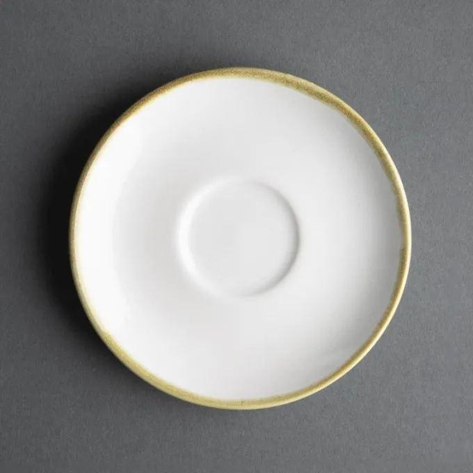 Soucoupes Couleur Craie pour Tasses à Expresso Kiln 140mm - Lot de 6 - Olympia