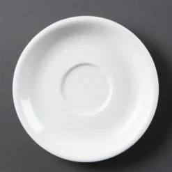 Soucoupes pour tasses à cappuccino blanches Olympia - Lot de 12