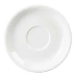 Soucoupes pour tasses à cappuccino blanches Olympia - Lot de 12
