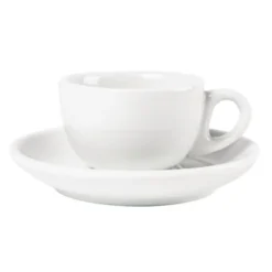 Soucoupes pour tasses à espresso blanches Olympia - Lot de 12