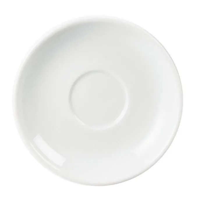 Soucoupes pour tasses à espresso blanches Olympia - Lot de 12