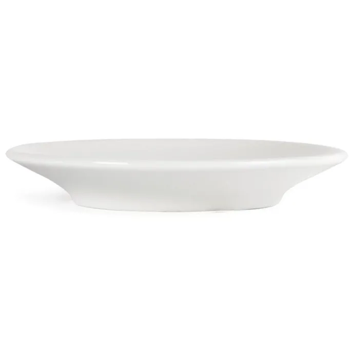 Soucoupes pour tasses à expresso blanches 120mm Olympia - Lot de 12