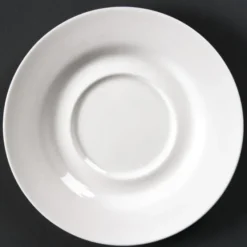 Soucoupes Rondes en Porcelaine Fine 156 mm - Lot de 6 - Lumina