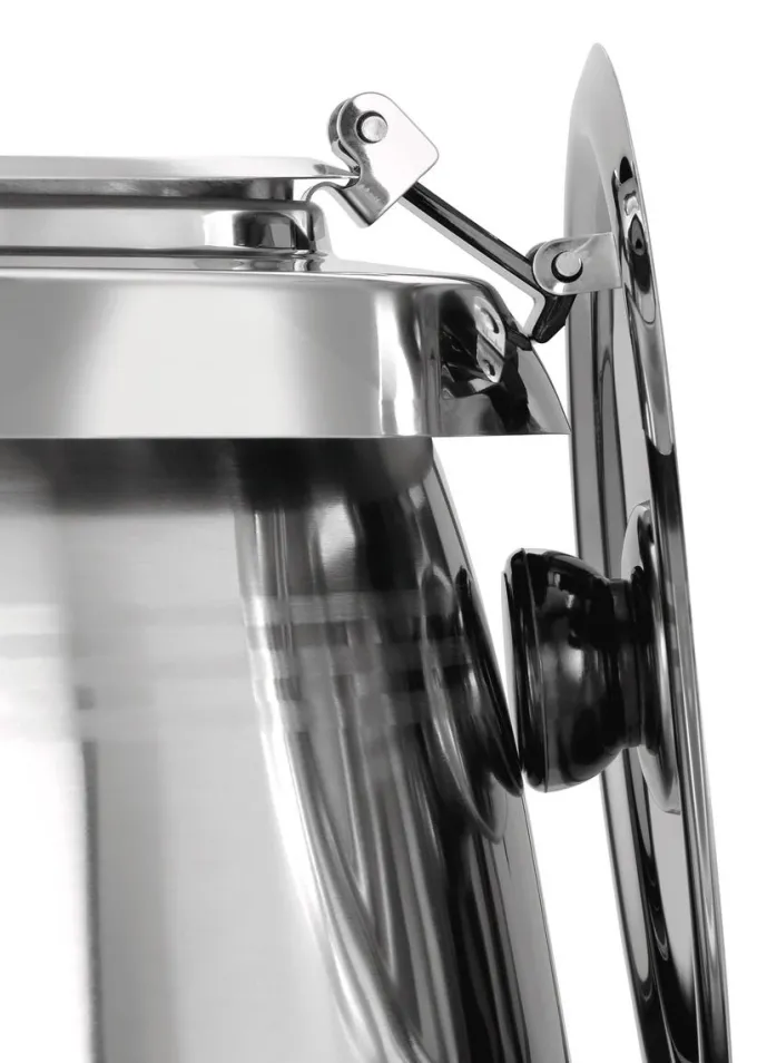 Soupière De Luxe inox couvercle ajouré - H 360 mm - Bartscher 9 L
