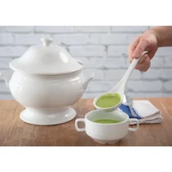 Soupière et Louche en Porcelaine - Olympia