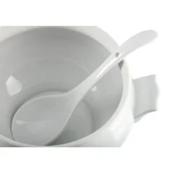 Soupière et Louche en Porcelaine - Olympia
