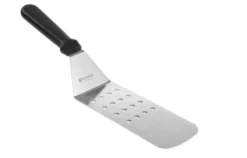 Spatule flexible perforée Noir 375x75 mm - Hendi